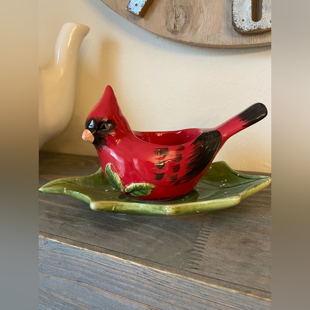 Yankee Candle Cardinal Tealight Christmas Holiday Retired
